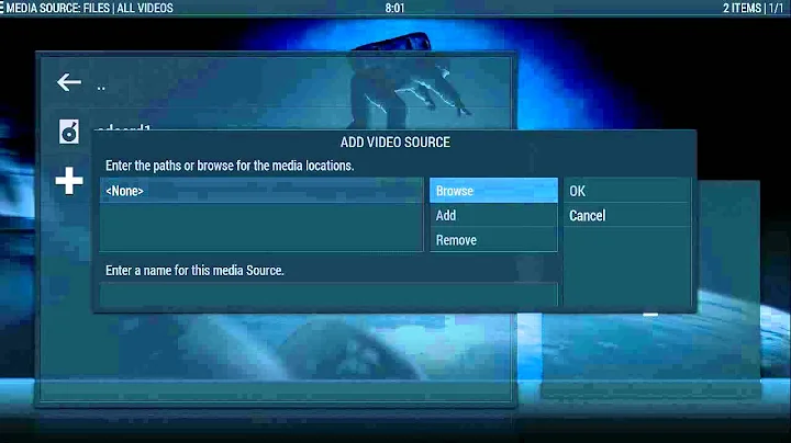 WATCH CONTENT IN KODI FROM SHARED WINDOWS FOLDER