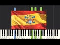 Spain National Anthem - Piano Tutorial