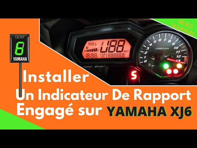NEUFU INDICATEUR DE RAPPORT VITESSE ENGAGE PR MOTO AFFICHAGE DES RAPPORTS  EN BLEU LED Rouge - Cdiscount Auto