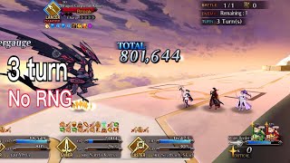 Fate Grand Order - Lostbelt 6 Albion. Calamity of Flame - Karna Santa 3 turn