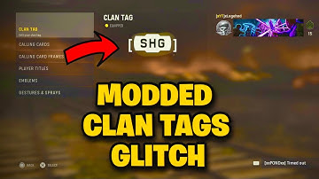 COD VANGUARD GLITCHES: NEW INSANE MODDED CLAN TAGS GLITCH AFTER PATCH 1.07!