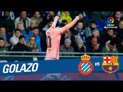 Golazo de Leo Messi (0-1) RCD Espanyol vs FC Barcelona