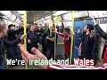 We're Ireland and Wales ... (Ireland - Wales)