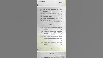 JAVA Question Paper 2023 ||Gurugram University|| @BCAwithMannu