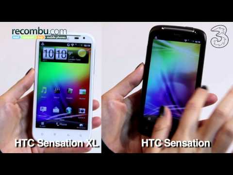 HTC Sensation Vs HTC Sensation XL video comparison review