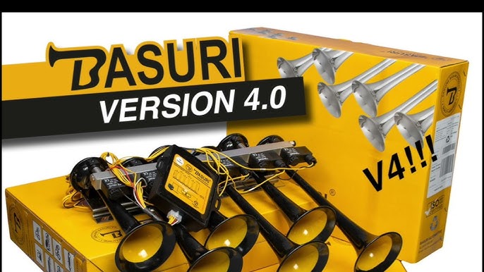 BASURI Edition 3.0 Horn Air 20 Melodien Baby Shark 12 und 24 Volt