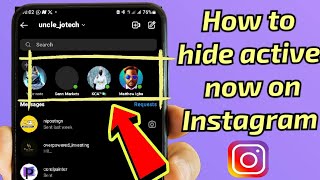 How to Hide active status on Instagram || Turn off active now status New update