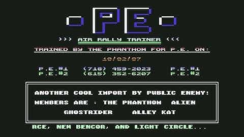 Public Enemy (PE) Intro 11 ! Commodore 64 (C64)