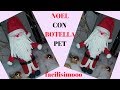 NAVIDAD con  PAPA NOEL SANTA CLAUS  Reciclando una BOTELLA PET