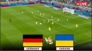 🔴LIVE : Germany vs Ukraine Live Football Match Today I Friendly Match 2024 I PES 21 GAMEPLAY