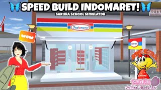 SPEED BUILD INDOMARET | KECIL&MINIMALIS | SAKURA SCHOOL SIMULATOR