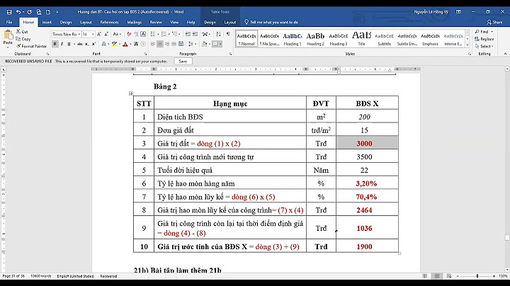 Bài giảng định giá bằng phương pháp so sánh năm 2024