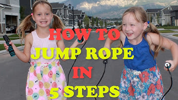 How to Jump Rope in 5 (Easy) Steps 🤗🤣👫