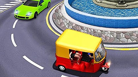 Modern Tuk Tuk Auto Rickshaw: Free Driving Games - Career City Level 5
