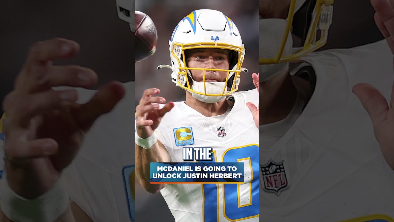 Mike McDaniel will be the best thing to happen to Justin Herbert 👀 #nfl #chargers #justinherbert