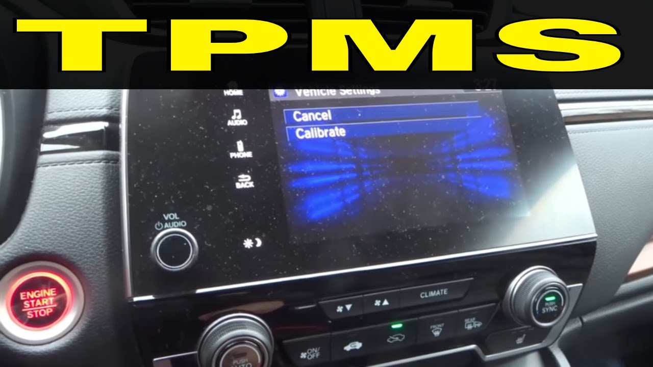 Honda CR-V TPMS Calibration-Easy Tutorial - YouTube