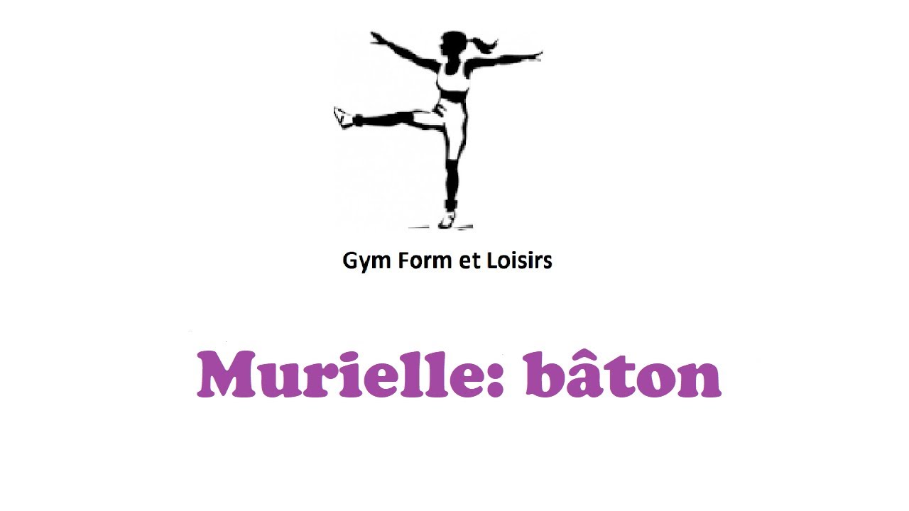 Murielle, gym avec bâton