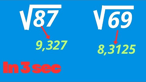 Solve Square Roots in 3 Seconds – Genius Math Trick