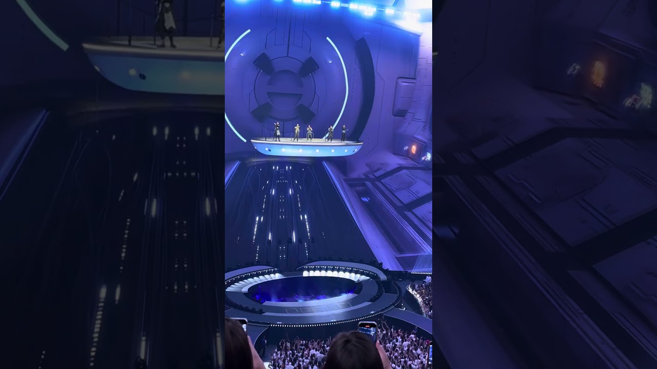 Backstreet Boys - I Want it That Way while they fly at the sphere