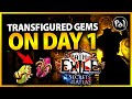 How to Get Your Transfigured Gems on Leaguestart (Volcanic Fissure, Smite etc)