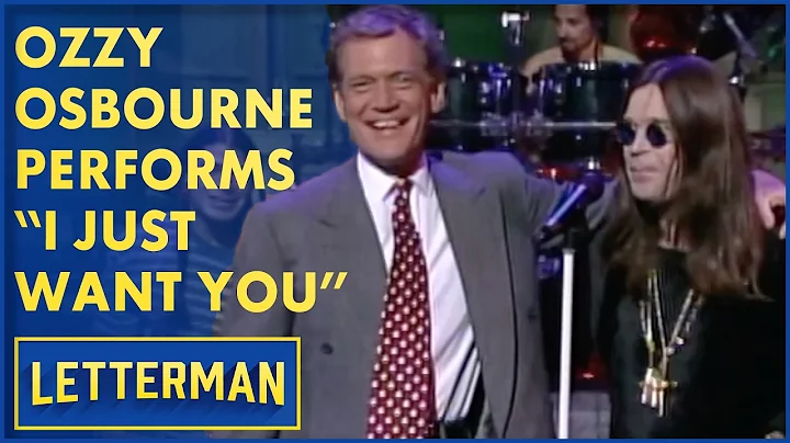 Ozzy Osbourne Performs "I Just Want You" | David Letterman