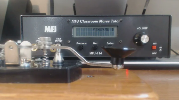 Morse Code Training At 7 Words Per Minute!