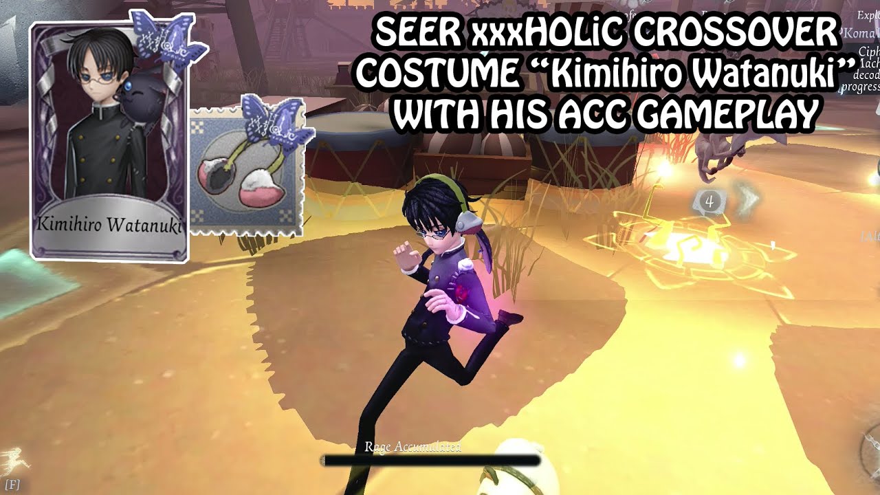 Seer xxxHOLiC Crossover costume "Kimihiro Watanuki" gameplay - Identity v