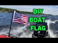 DIY Boat Flagpole - Lowe Skorpion Bass Boat