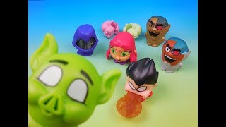 2018 TEEN TITANS GO! SET OF 8 SONIC DRIVE-IN COLLECTION MEAL TOYS VIDEO REVIEW