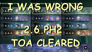 WuWa f2p - 2.6 Ph2, RC0R1 Teams, TOA Cleared