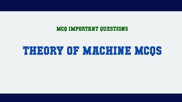 Theory of Machine MCQs MCQ Questions