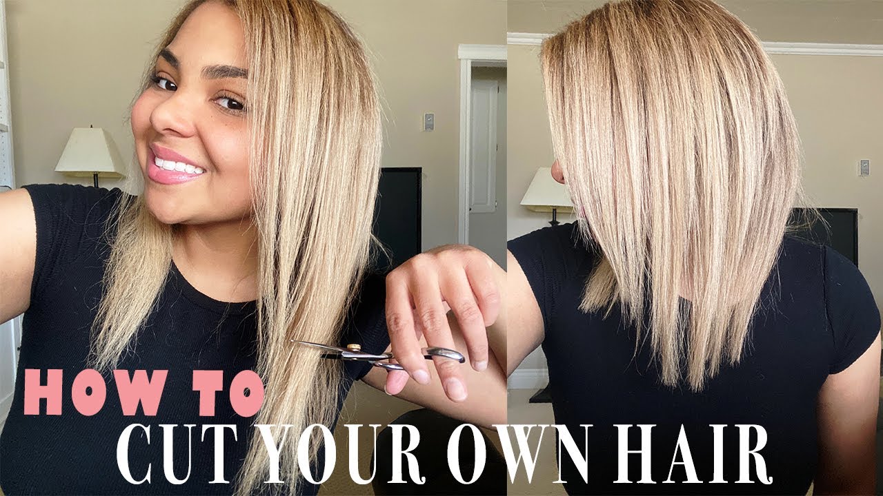 HOW TO CUT YOUR OWN HAIR AT HOME DIY Layered Haircut