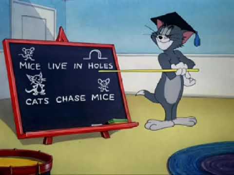 Tom \u0026 Jerry, Professor Tom, (Original Titles Recreation 1948)