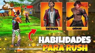 4 MELHORES COMBINAÇÕES DE HABILIDADES PARA RUSH!! FREE FIRE DICAS