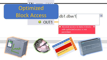 TIA Portal: Optimized Block Access / Optimized vs Standard Data Blocks