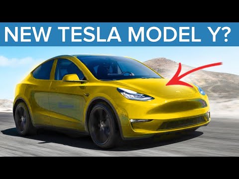 New 2021 Tesla Model Y Spotted - Youtube