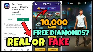 GEM PLANET MERGER : 🤩Real💯Or Fake🤩 With Payment proof// Free Diamonds😱??// Malayali Tuber Official screenshot 3