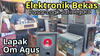 Jatinegara Flea Market  Used Electronic Edition On Sale By Mr Agus