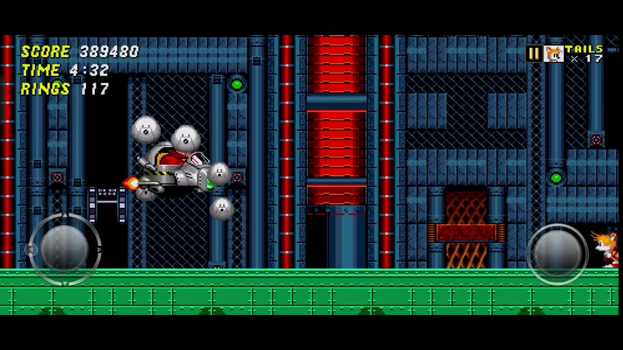 Sonic the hedgehog 2 metropolis zone boss fight (without damage)