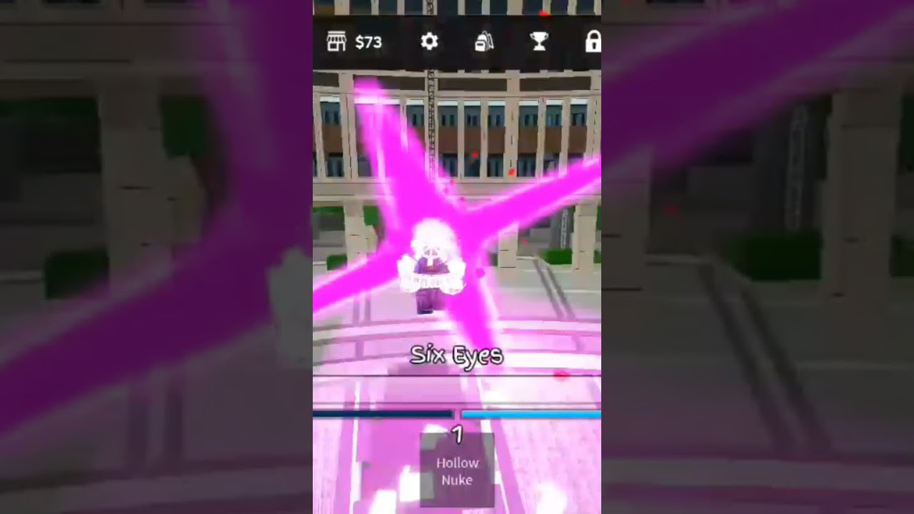 Gojo Hollow Nuke in JJS with skill builder