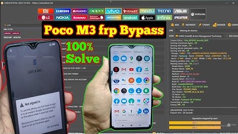 Poco m3 frp bypass Unlock tool 2025, Frp bypass kaise kare poco phone, poco m3 frp bypass