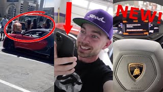 His BUGATTI VANDALIZED DDE’s NEW LAMBO TJ Hunt CALLS Stradman About PURPLE Aventador