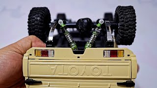 Mn82 Land Cruiser 79: Oil Shock Absorber Upgrade & First Drive Test! / rc cars/Mn82 테스트 및 첫주행.