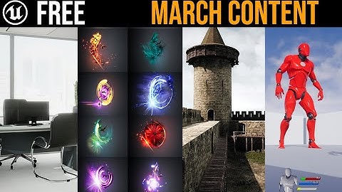UE4 Free Assets March Marketplace Content