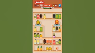 Goods sorting match 3 level 19 #gameplay #bestandroidgames #sortpuzzlegame #hardpuzzle #sortingquiz