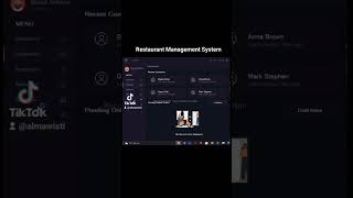 Restaurant Management System in C#