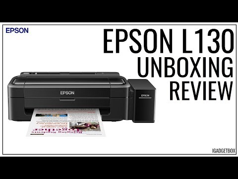 Epson L130 Unboxing and Setup