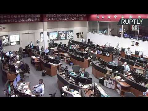 Scenes from NASA control room after Soyuz launch failure (Streamed live)