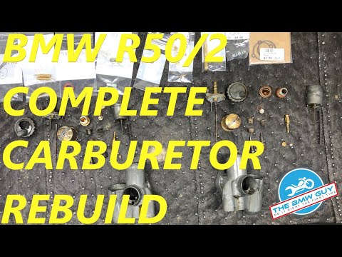 BMW R50/2 Complete Carburetor Rebuild Walkthrough