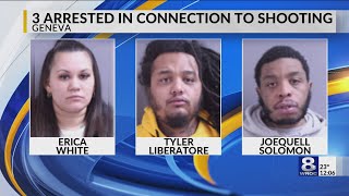 Three arrested in connection to gunfire outside Geneva Library